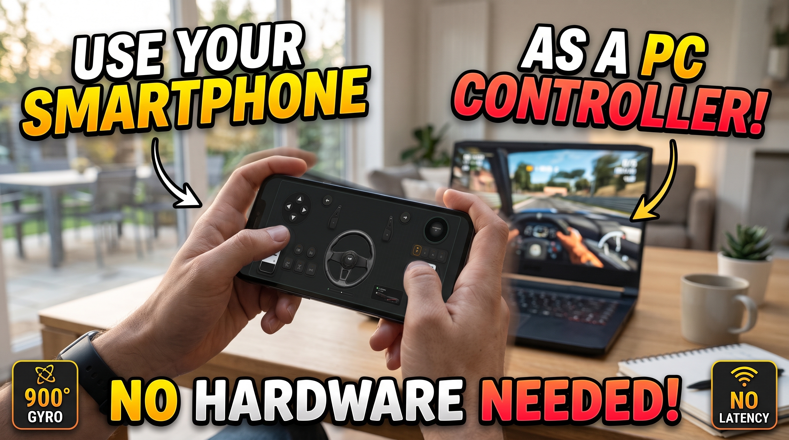 Use Your Smartphone as a Controller for PC
